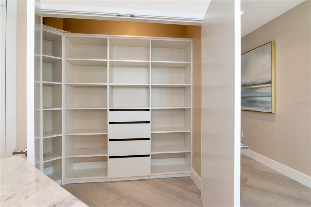 2912 West Santiago Street, Unit 804 Tampa, FL 33629 - Photo 34 of 95 a view of walk in closet with empty racks