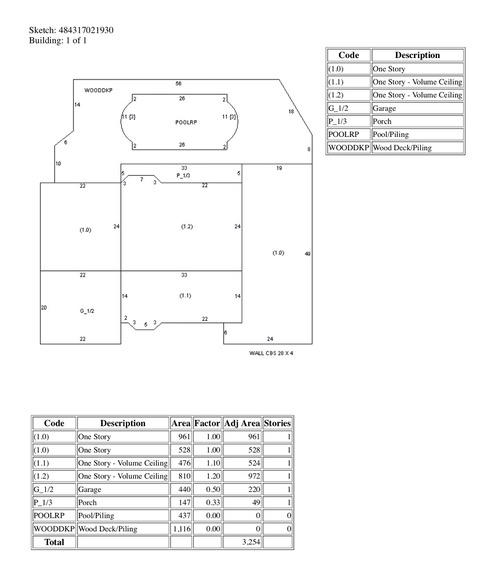 3750 Northeast 25th Avenue Lighthouse Point, FL 33064 - Photo 28 of 28 3750NE25thAveBuildingSketch