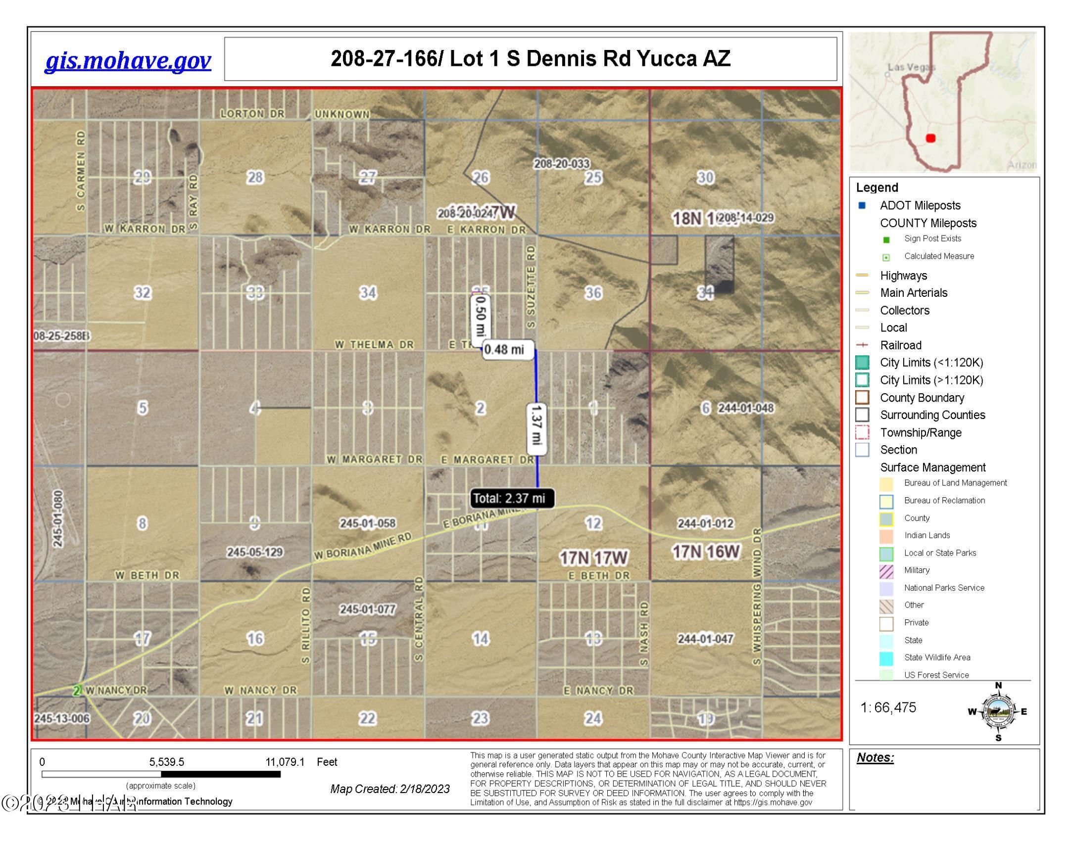 0 South Dennis Road Yucca, AZ 86438 - Photo 8 of 26 Easy access from I-40 Exit-25