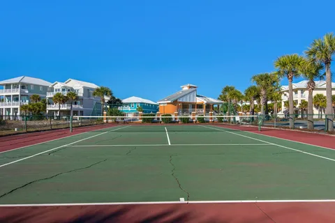 a view of street with houses
