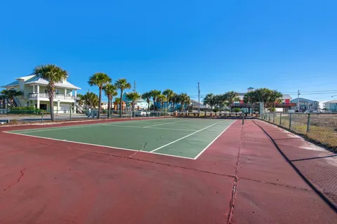 a view of a basketball court