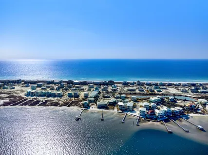 an aerial view of a ocean and ocean