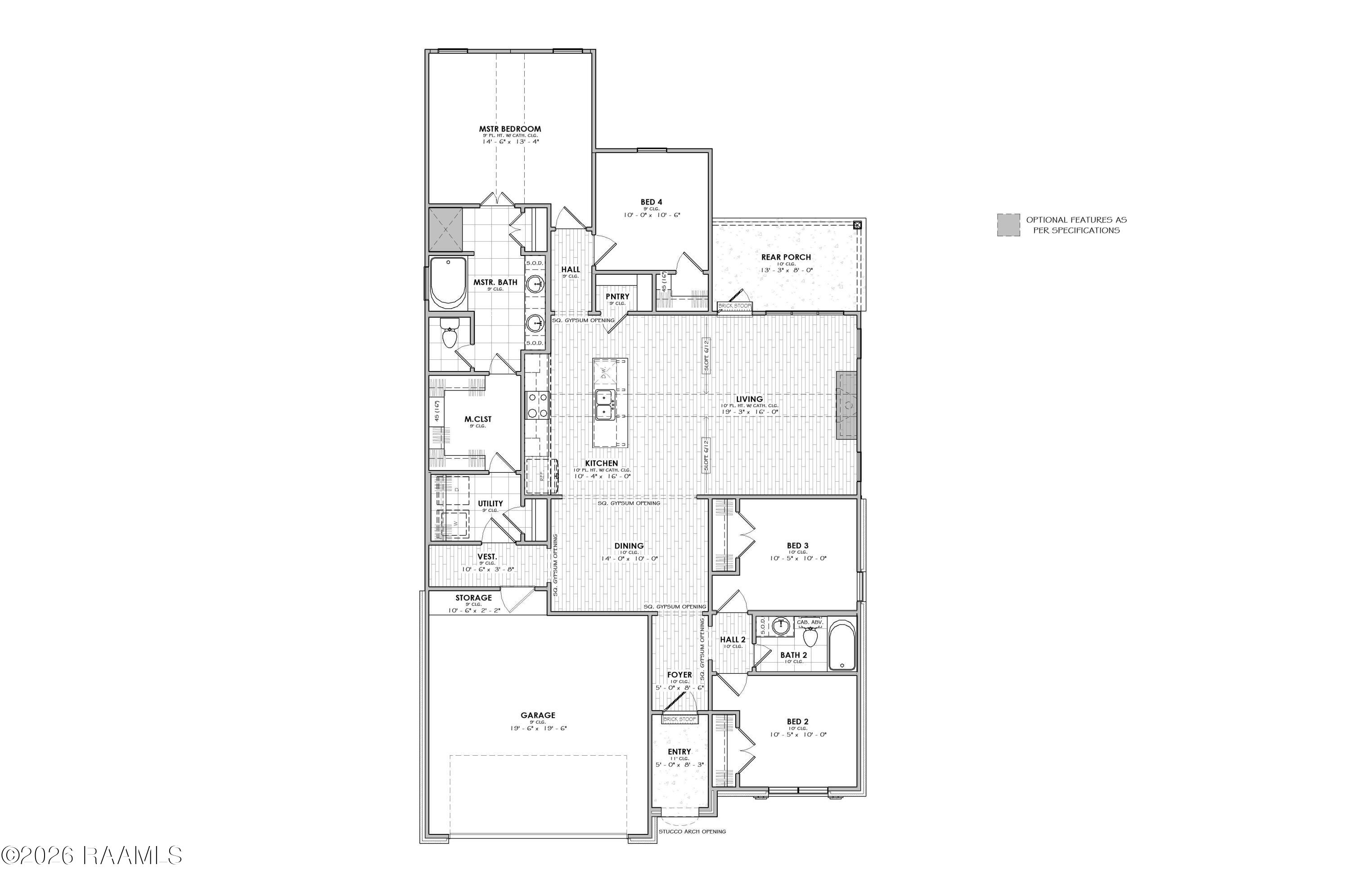 120 Crooked Pine Scott, LA 70583 - Photo 7 of 11 Riley Heritage - Base Plan_20260116