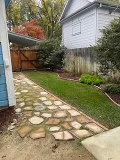 a front view of house with yard