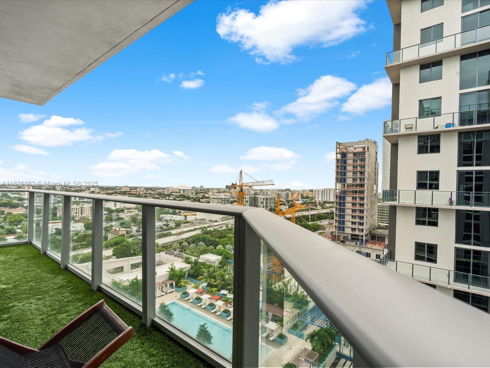 1010 Southwest 2nd Avenue, Unit 1908 Miami, FL 33130 - Photo 33 of 49 a city view from a balcony