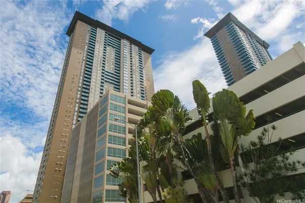 a view of buildings