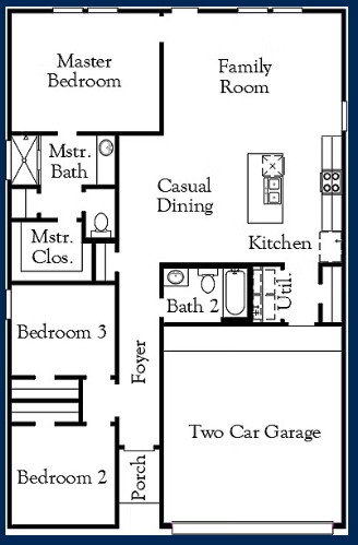 160 Wind Hill Jarrell, TX 76537 - Photo 17 of 17 Floorplan – Representative Photo