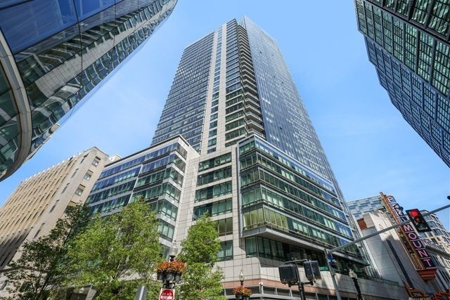 a view of a tall building