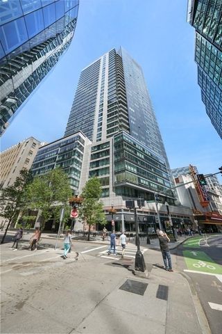 a view of lobby with a couch and chairs