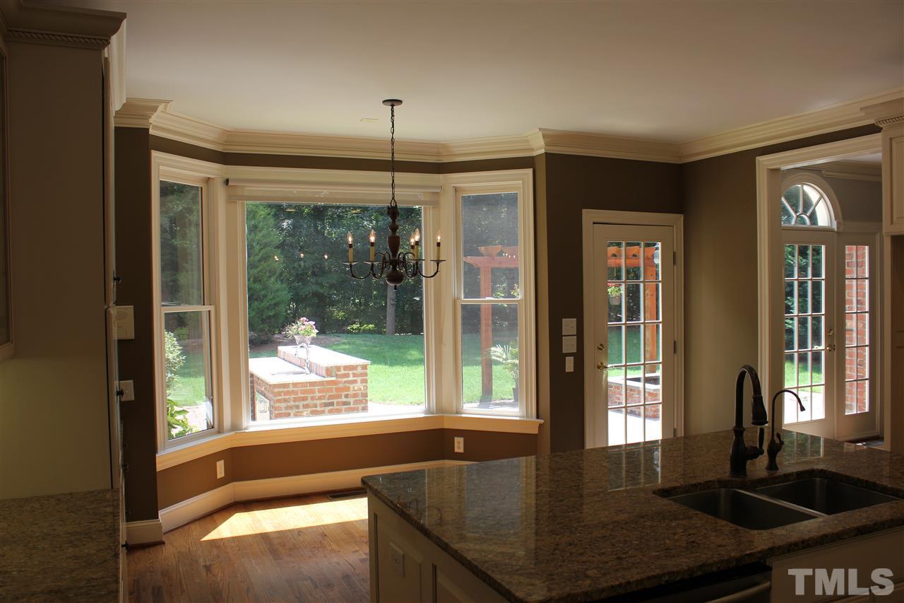 11020 Brass Kettle Road Raleigh, NC 27614 - Photo 9 of 25 Breakfast Area off Kitchen with bay window and French door.