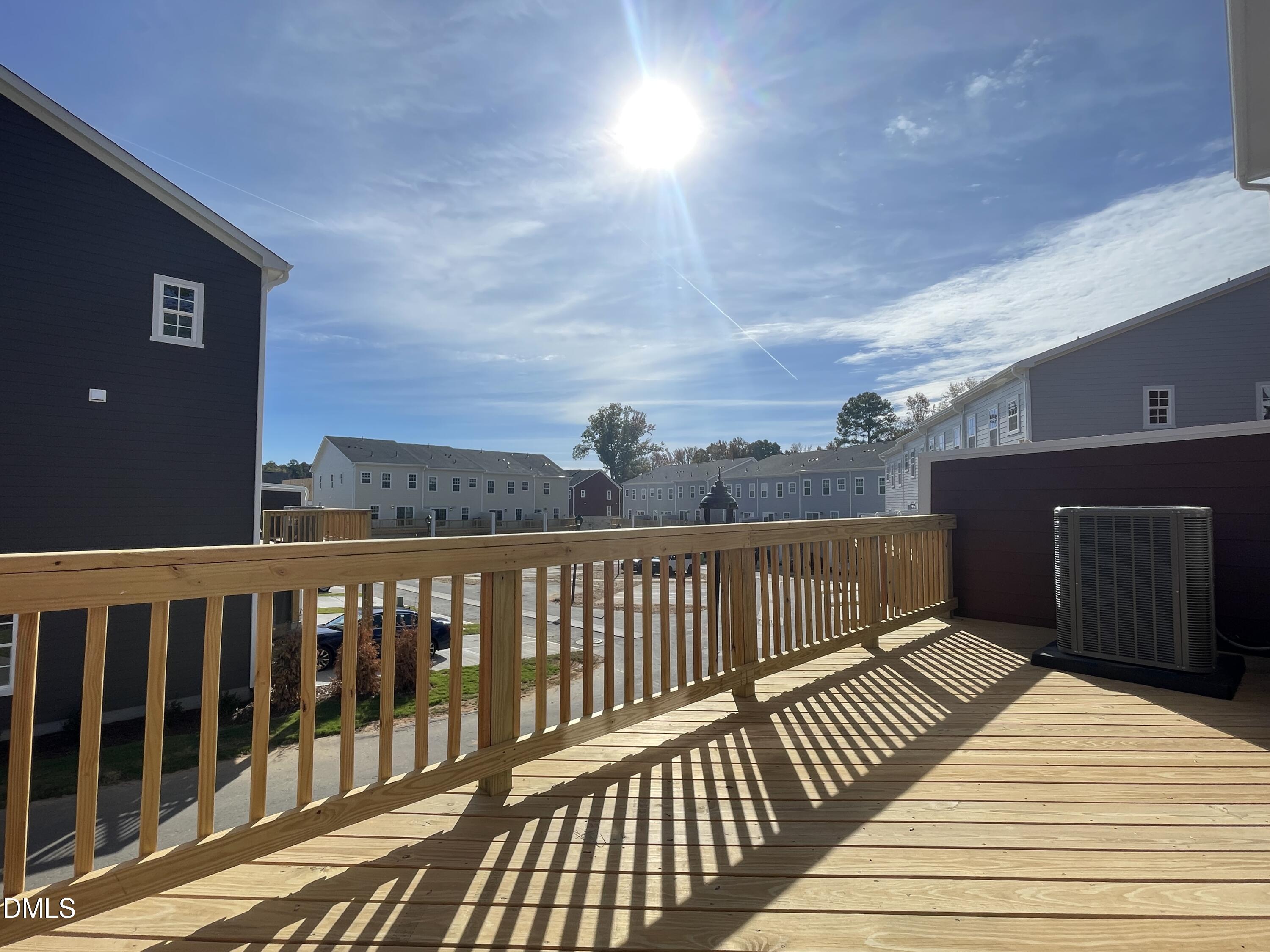 2305 Pitchfork Lane Durham, NC 27713 - Photo 26 of 27 a view of balcony with wooden floor