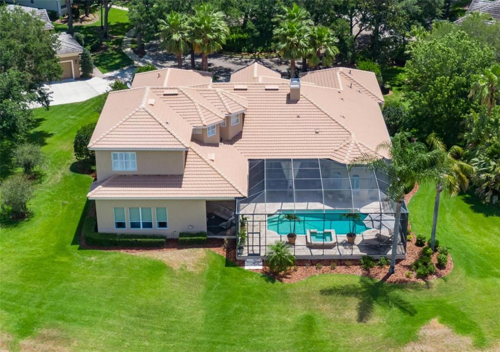 15101 Kestrelglen Way Lithia, FL 33547 - Photo 63 of 75 a aerial view of a house with a yard patio and sitting area