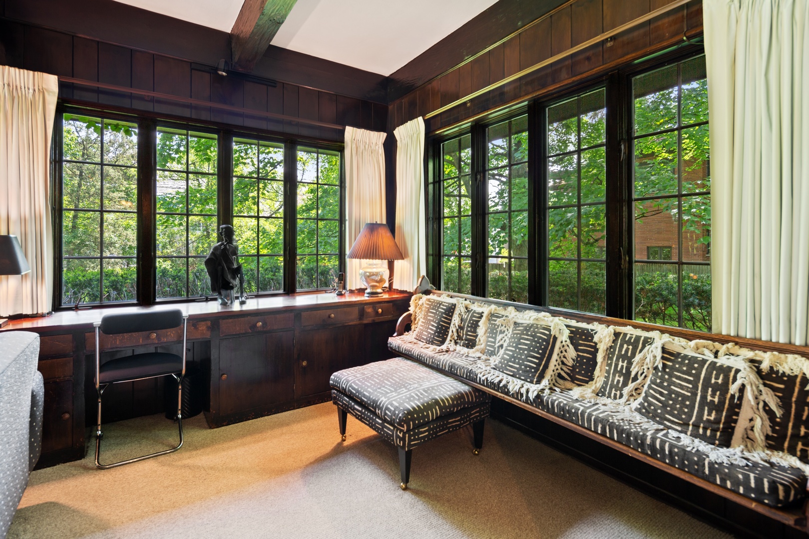 801 South County Line Road Hinsdale, IL 60521 - Photo 13 of 24 a living room with furniture and a large window