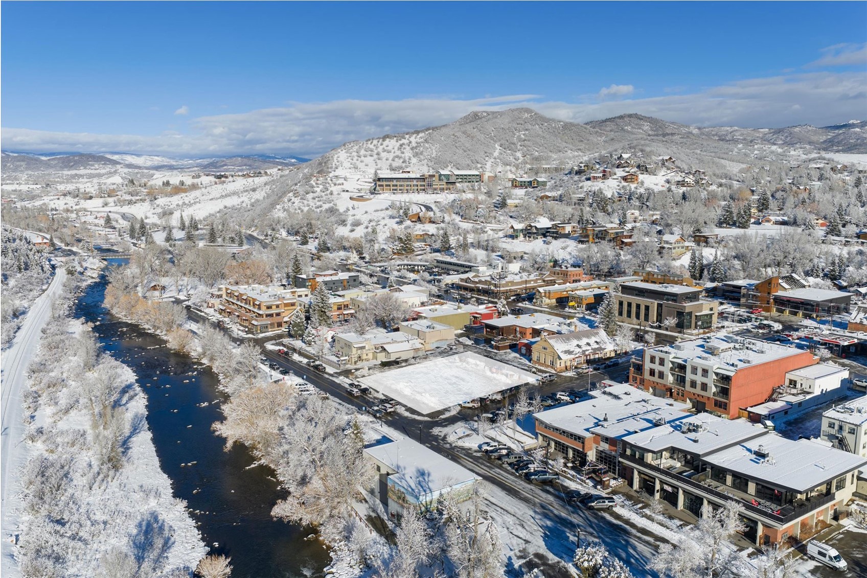 1010 Yampa Street, Unit R4 Steamboat Springs, CO 80487 - Photo 4 of 7 a view of city and mountain