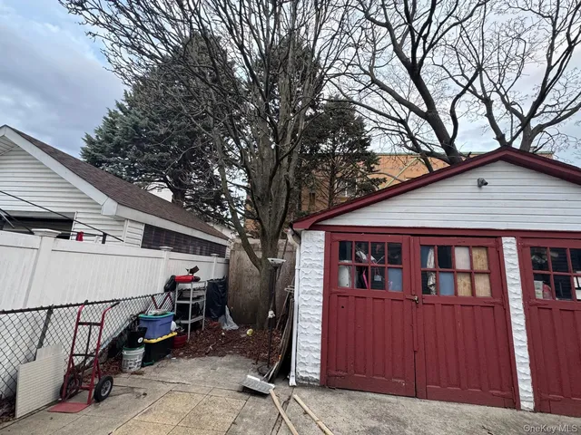 a view of a house with a patio