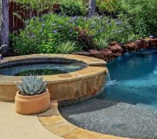 a view of a lake with houses