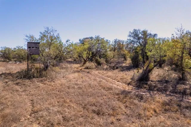 an aerial view of house with yard and mountain in the back