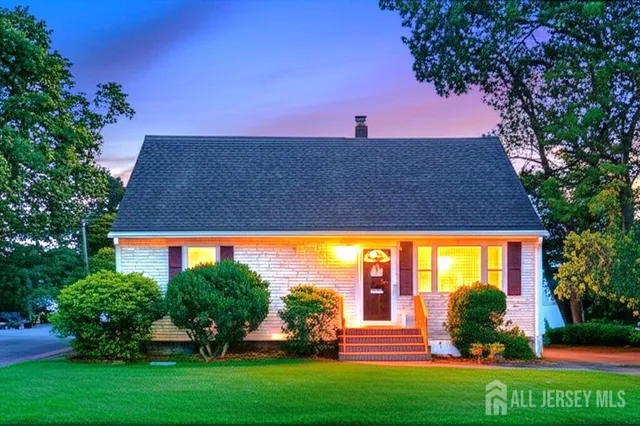 a house view with a garden space