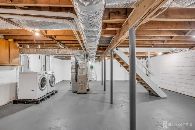 a view of storage and utility room