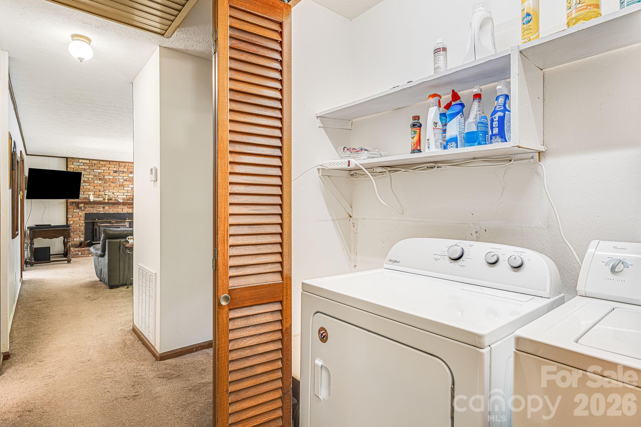 61 Spring Cove Drive Brevard, NC 28712 - Photo 14 of 39 a utility room with dryer and washer
