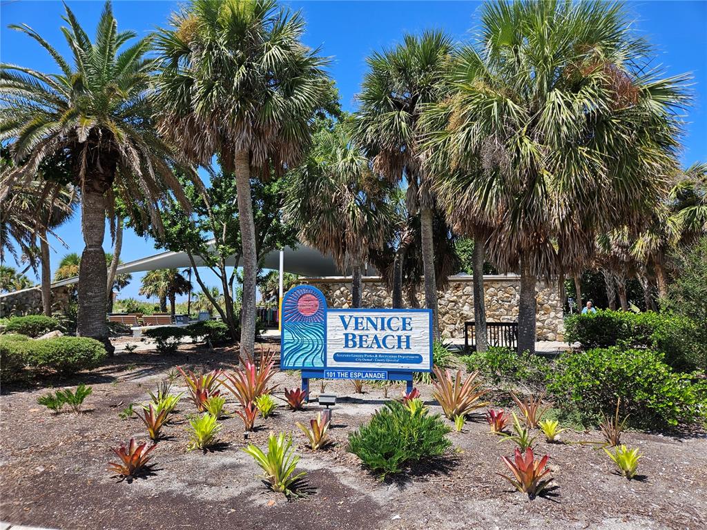 744 Cadiz Road, Unit 1 Venice, FL 34285 - Photo 40 of 46 a sign that is on a brick wall