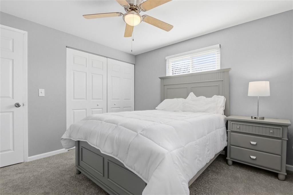 3106 Greenfield Road Glenshaw, PA 15116 - Photo 30 of 47 a bedroom with a bed and a night stand