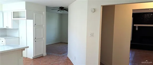 a view of a bathroom from a bathroom