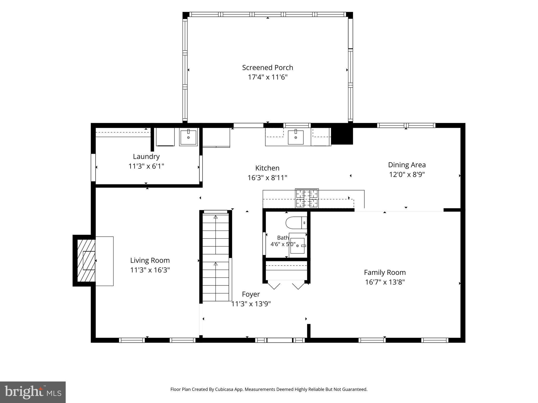 9024 Brook Ford Road Burke, VA 22015 - Photo 39 of 40 Main level floor plan