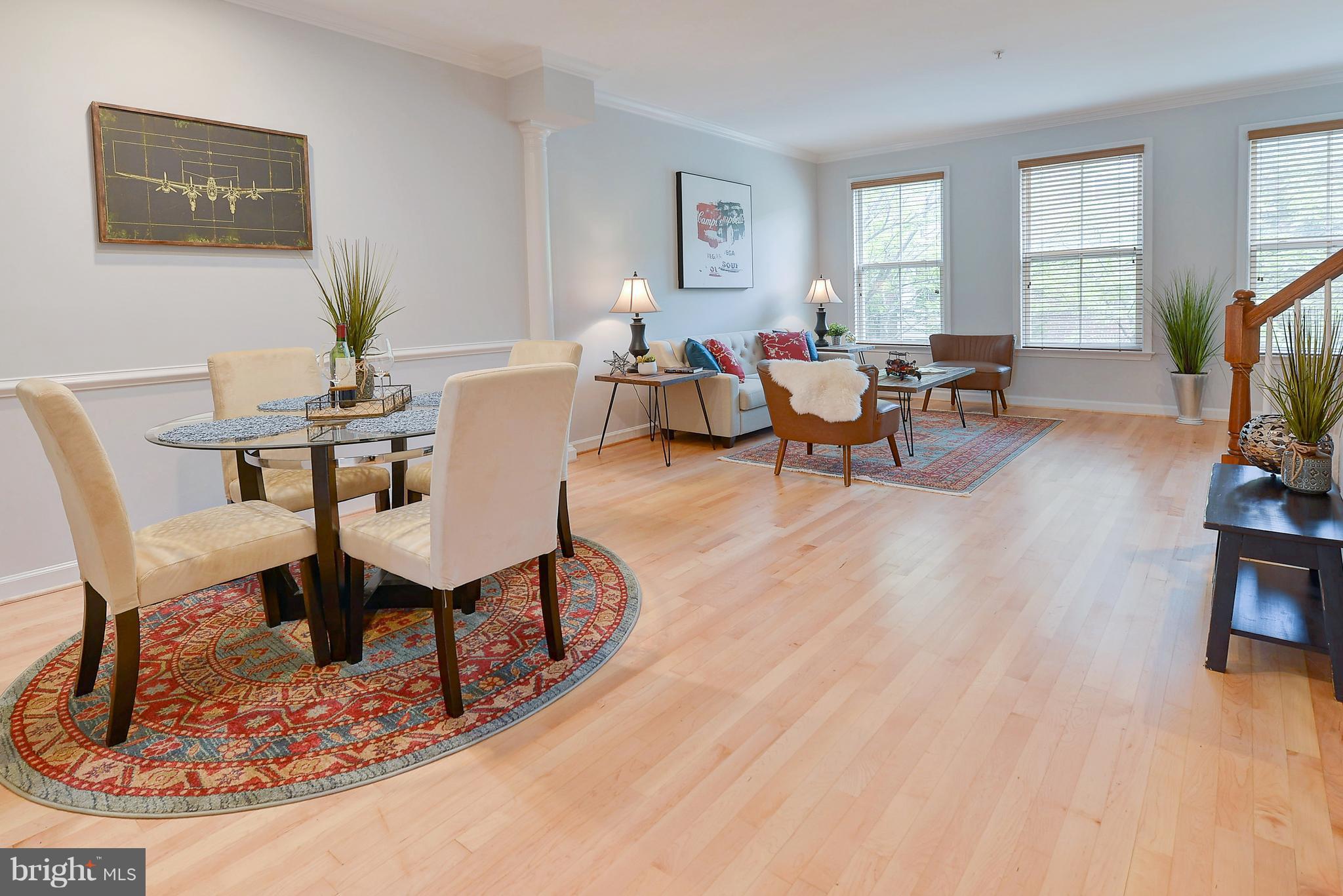 807 Capitol Square Place Southwest Washington, DC 20024 - Photo 29 of 30 a living room with furniture and a wooden floor