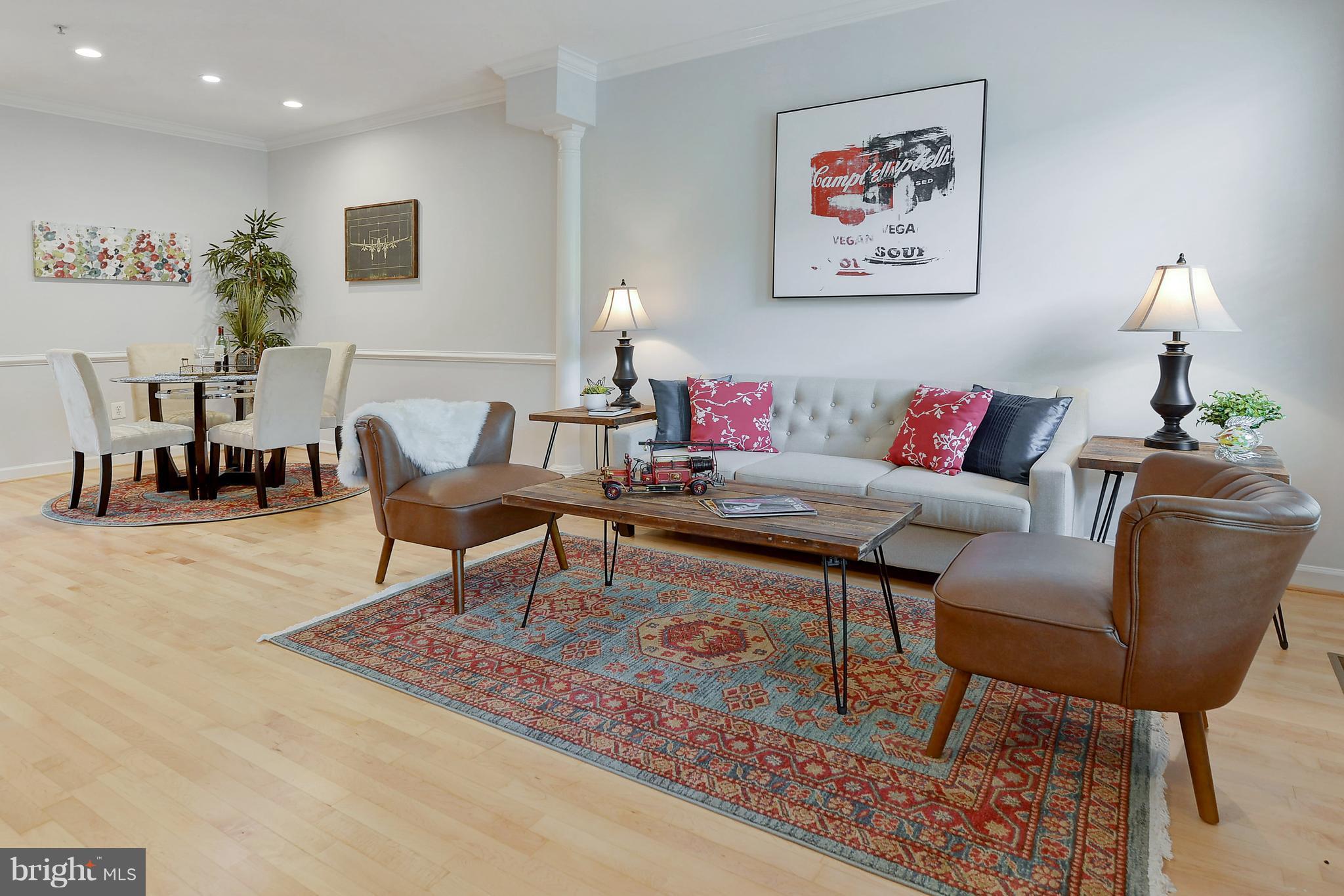 807 Capitol Square Place Southwest Washington, DC 20024 - Photo 30 of 30 a living room with furniture and a rug