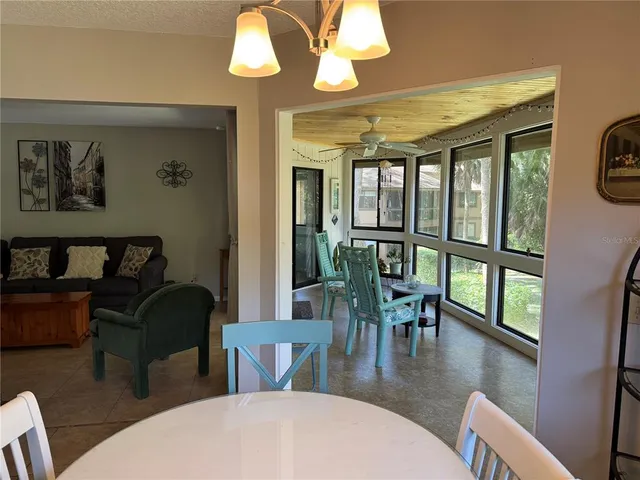 a view of a yard in front of a house