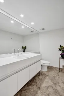 a view of a city with an ocean