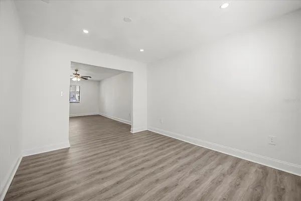 wooden floor in an empty room