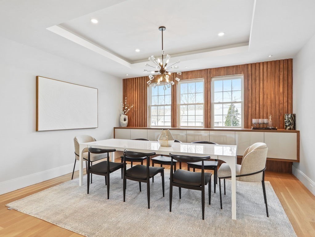 48 Valley View Road Waltham, MA 02452 - Photo 6 of 29 a view of a a dining room with furniture window and outside view