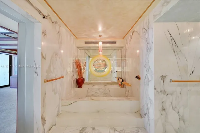 a kitchen with a sink cabinets and counter space