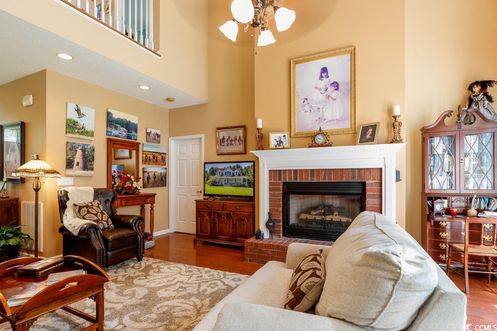 5356 Hamp's Road Nichols, SC 29581 - Photo 3 of 32 Living room with hardwood / wood-style flooring, a