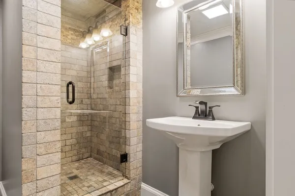 a car parked in front of a house