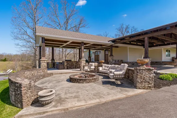 a view of an ocean and beach