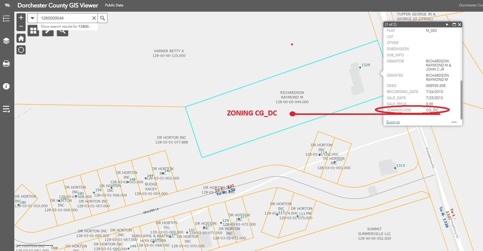 1329 Orangeburg Road Summerville, SC 29483 - Photo 18 of 18 ZONING