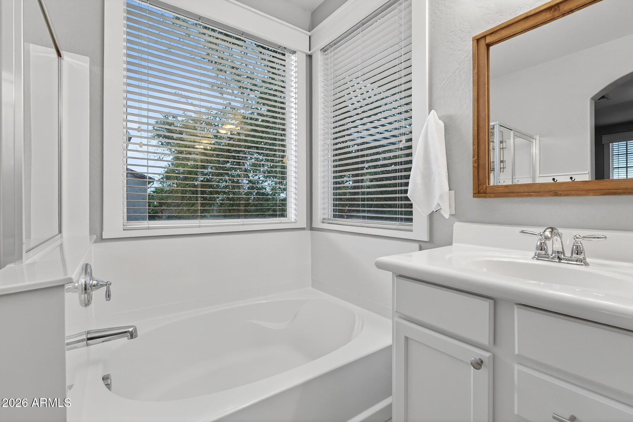 4052 East Milky Way Gilbert, AZ 85295 - Photo 29 of 73 a white bath tub sitting next to a white sink