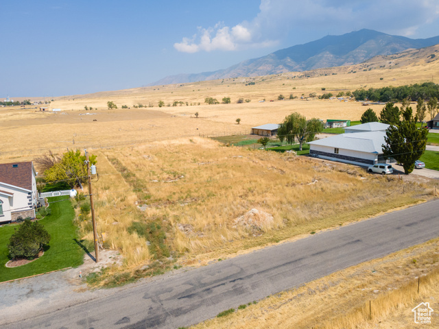 View of rural area with a mountainous background