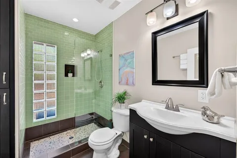 a house view with a seating space