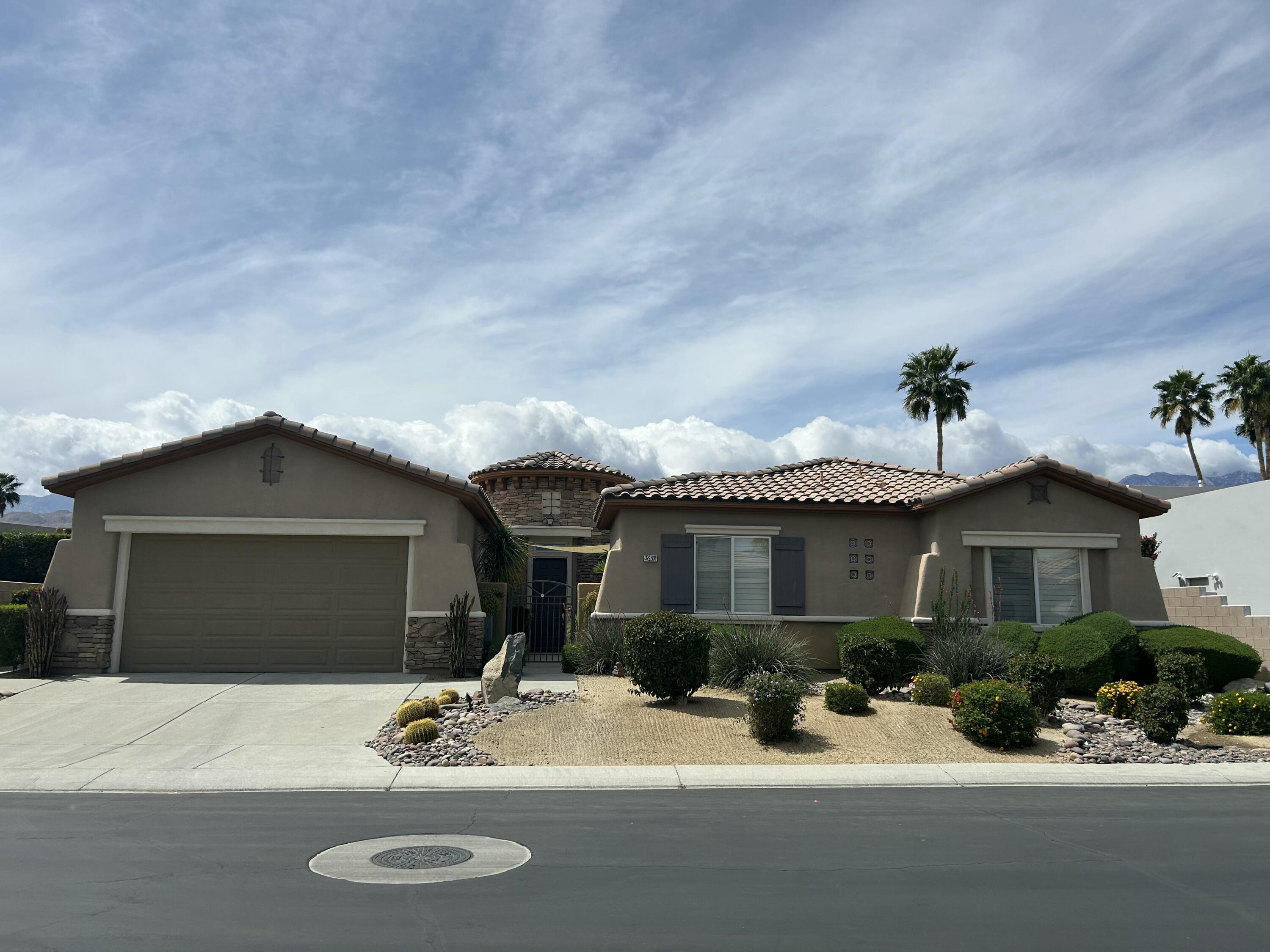 36371 Dali Drive Cathedral City, CA 92234 - Photo 1 of 1 a view of a house with outdoor space and porch