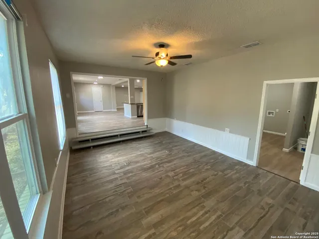 a view of an empty room