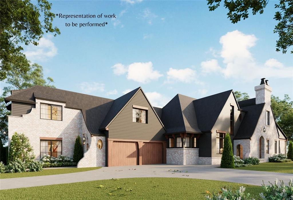 1770 Mayfield Road Alpharetta, GA 30009 - Photo 2 of 11 a front view of a house with a yard