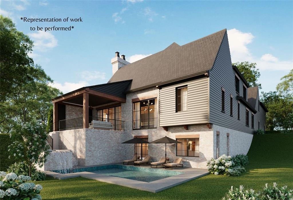 1770 Mayfield Road Alpharetta, GA 30009 - Photo 3 of 11 a front view of a house with garden