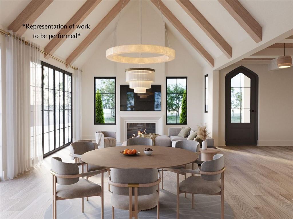 1770 Mayfield Road Alpharetta, GA 30009 - Photo 5 of 11 a view of a dining room with furniture window and wooden floor