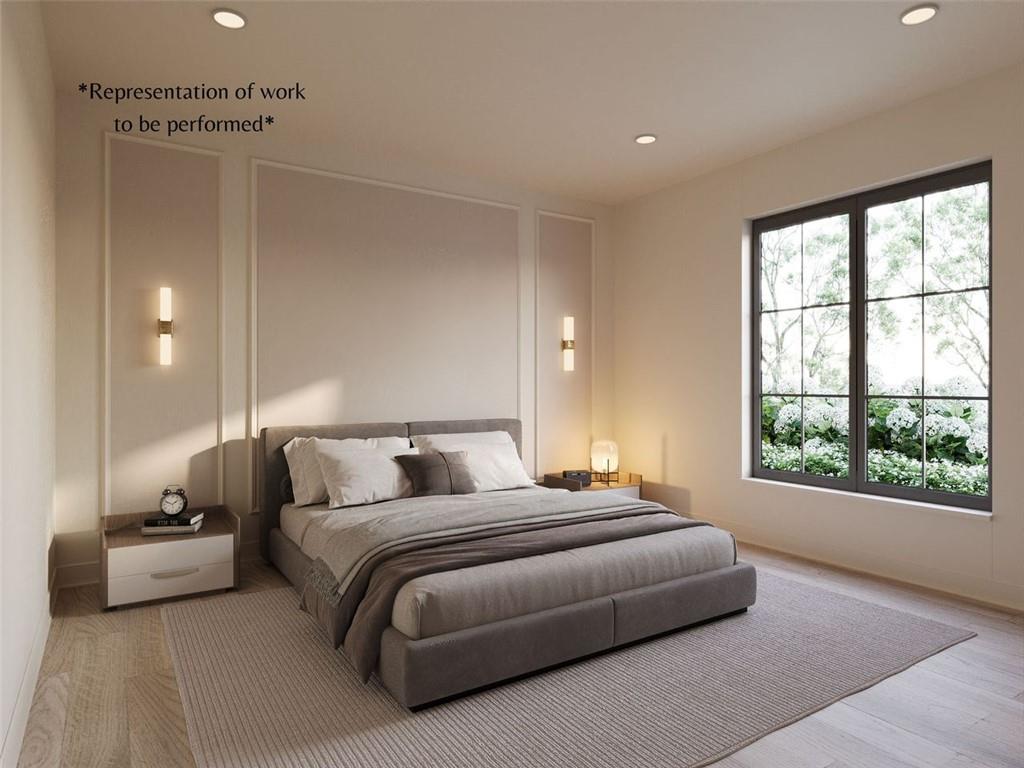 1770 Mayfield Road Alpharetta, GA 30009 - Photo 8 of 11 a bedroom with a bed and a large window