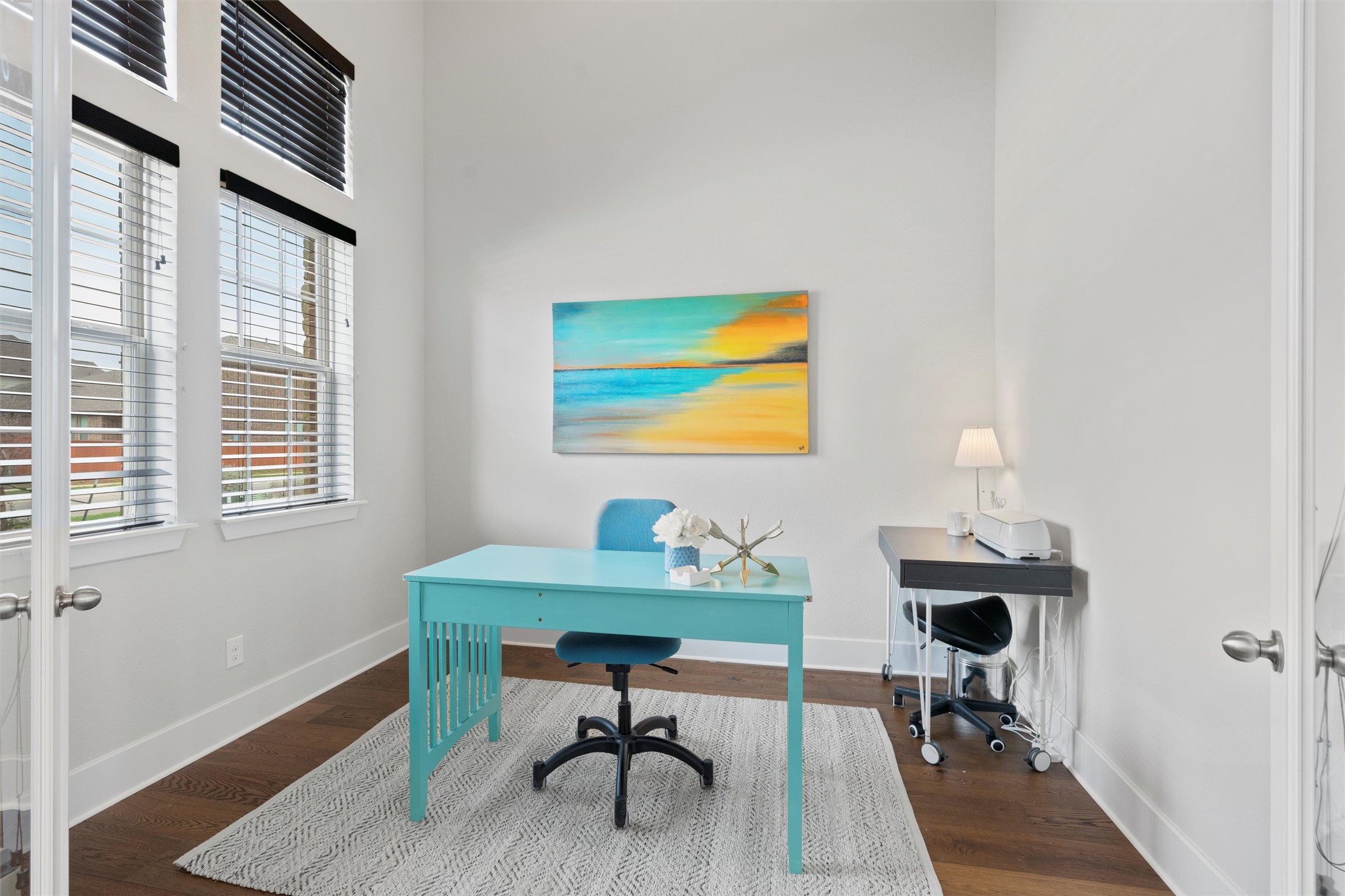 108 Rio Vista Drive Georgetown, TX 78626 - Photo 9 of 40 a view of a workspace with furniture and a window
