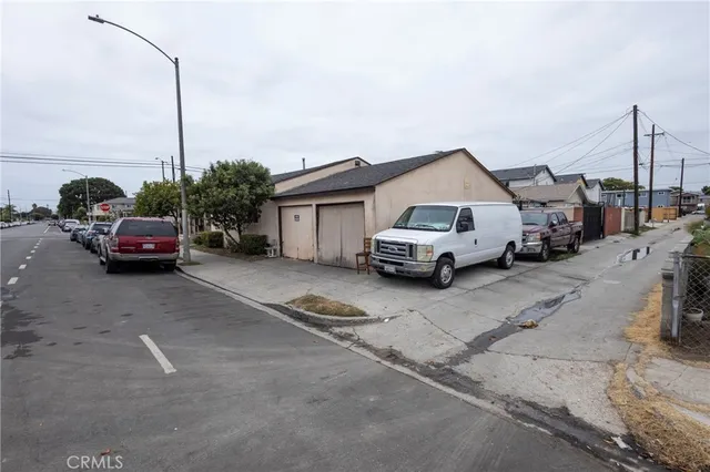 a car parked on the side of road